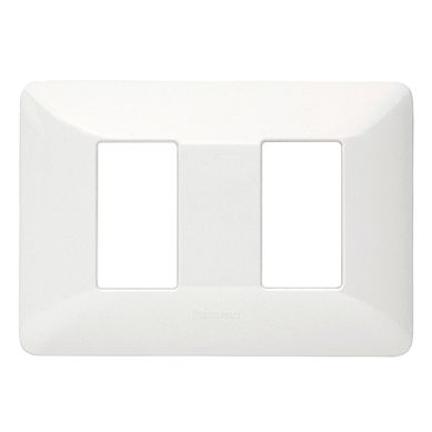 Placa Doble Matix Blanco