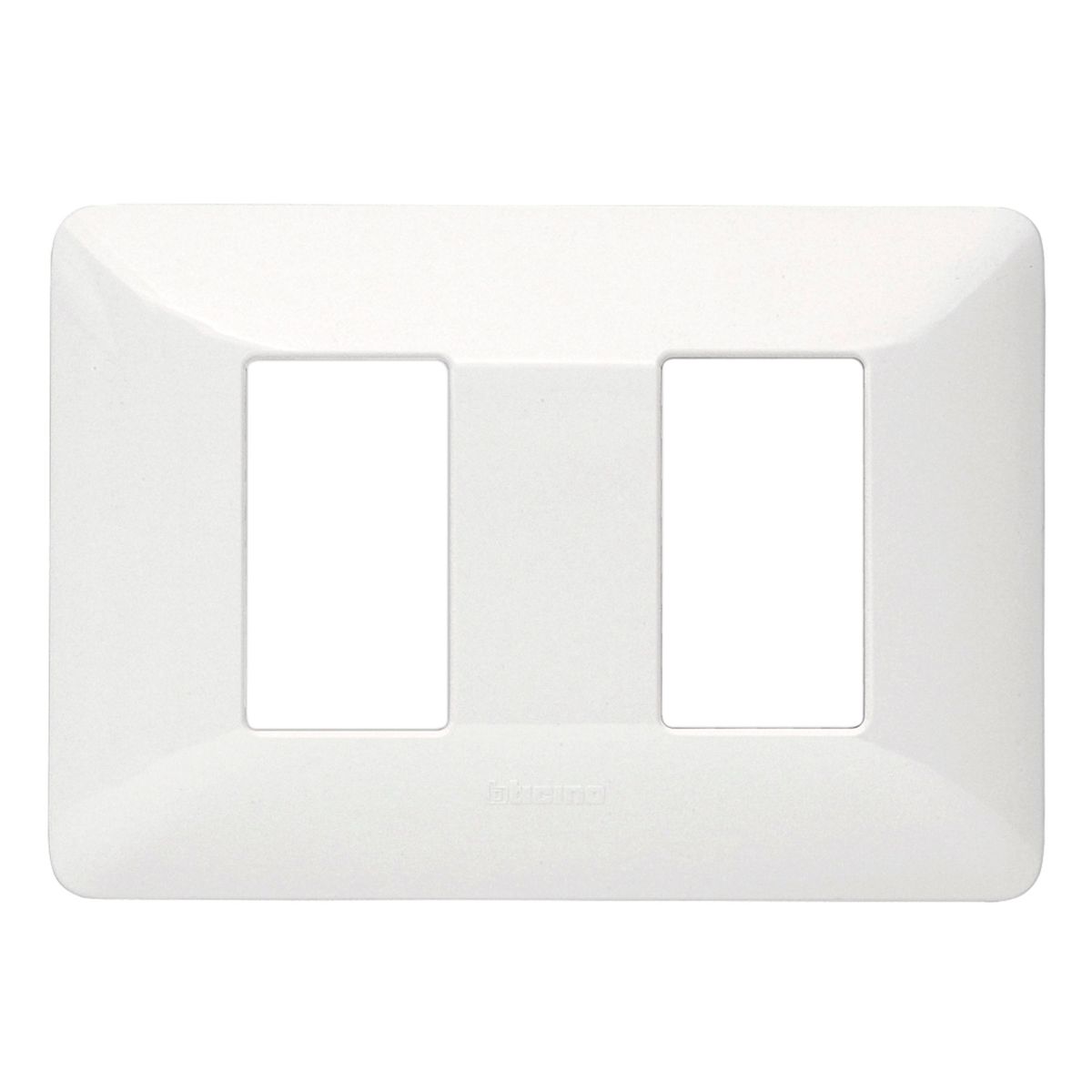 BTICINO - Placa Doble Matix Blanco