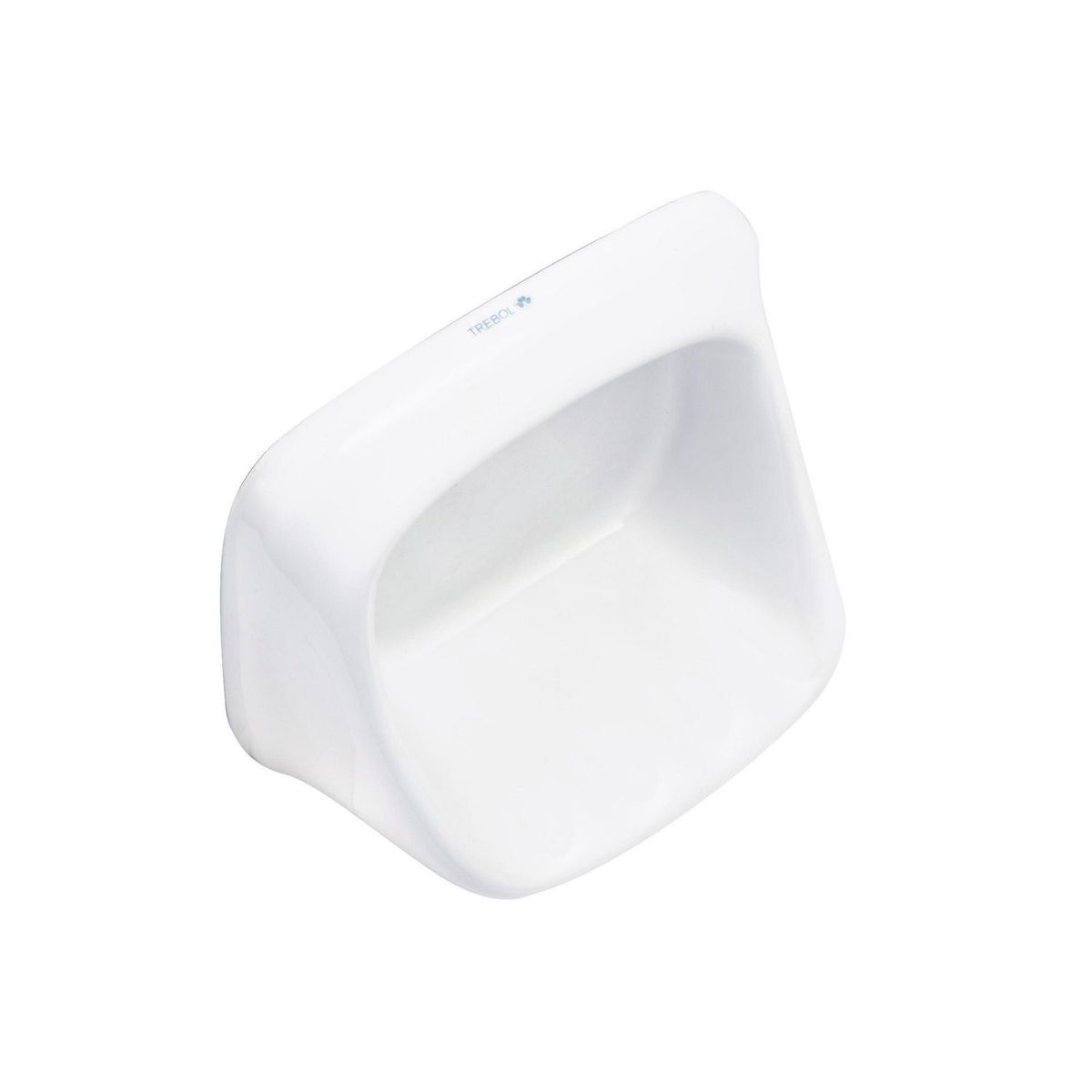 TREBOL - Jabonera blanco 13x15cm