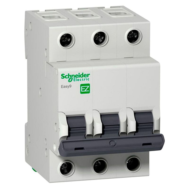 SCHNEIDER ELECTRIC - Interruptor Termomagnético 3P 20A - Riel Din