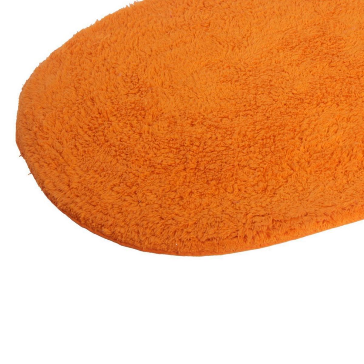 CASA BONITA - Piso de Baño Ovalado 45x60cm Naranja