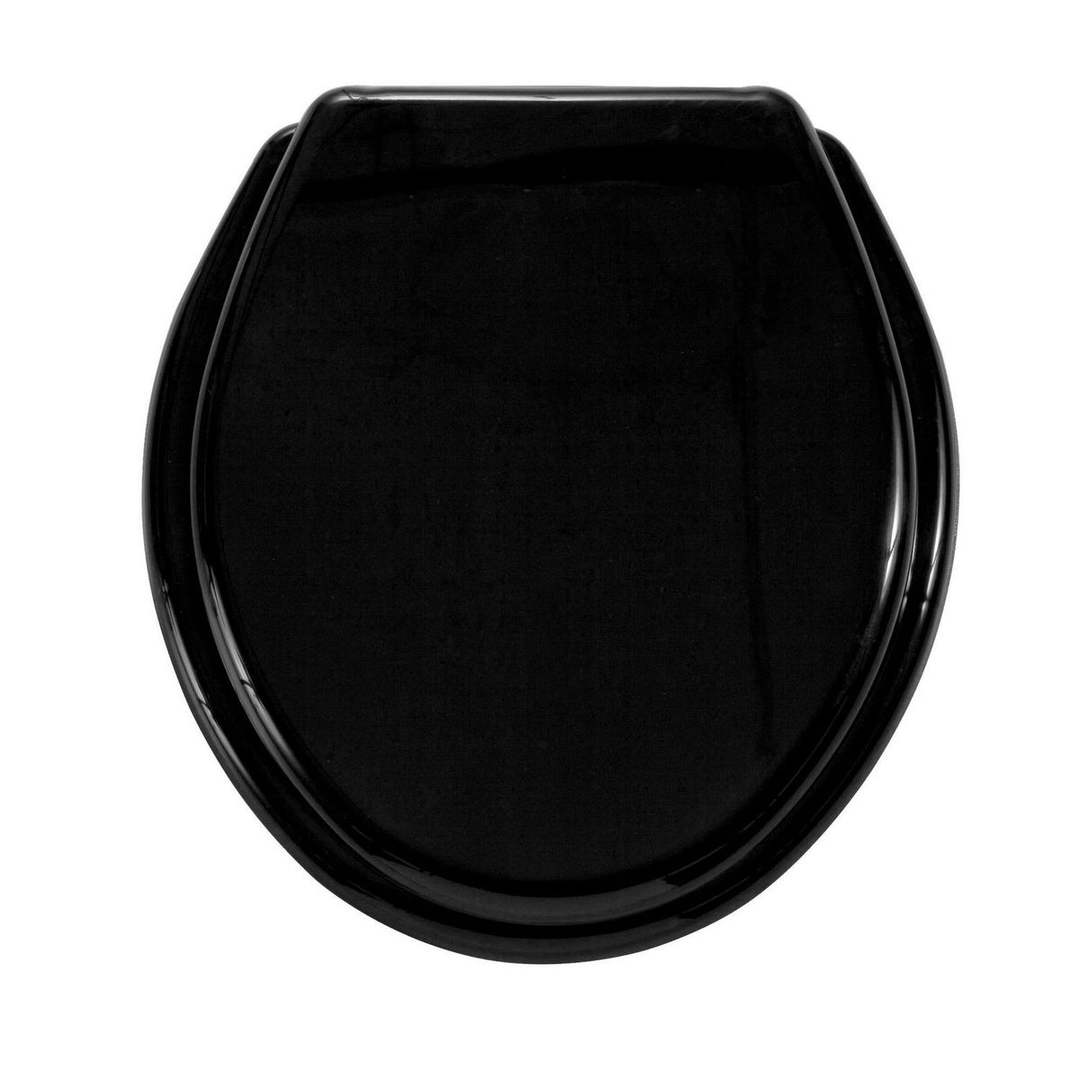 GM FIORI - Asiento Tapa Inodoro Rapid Jet Redondo Negro