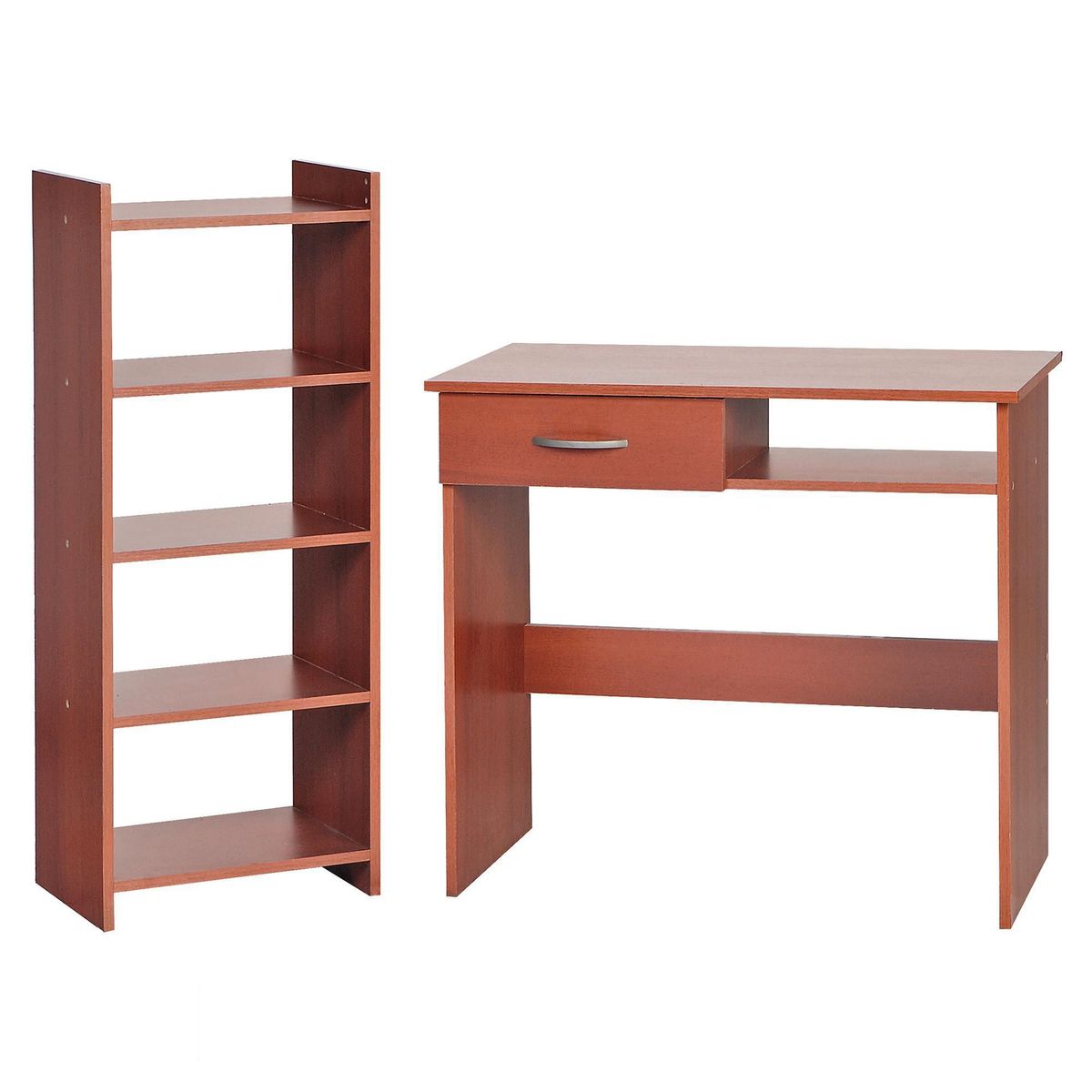 JUST HOME COLLECTION - Combo Escritorio + Estante Cedro