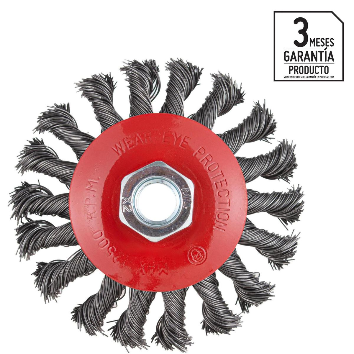 BAUKER - Grata de Acero Cónica 4" Bauker