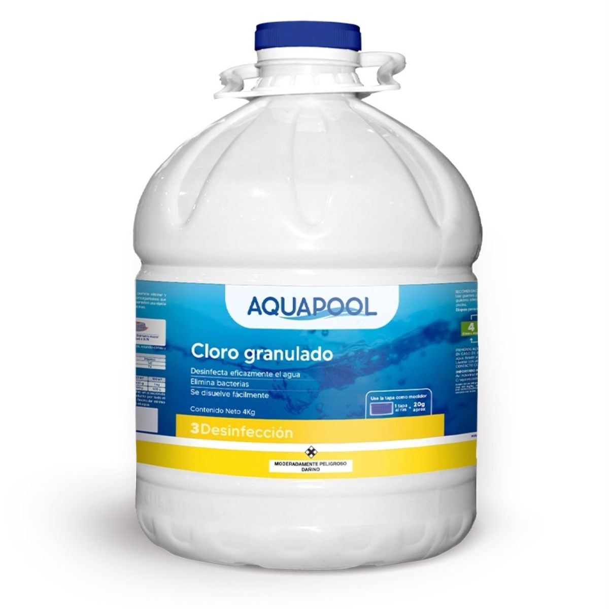 AQUAPOOL - Cloro Granulado x 4 kg