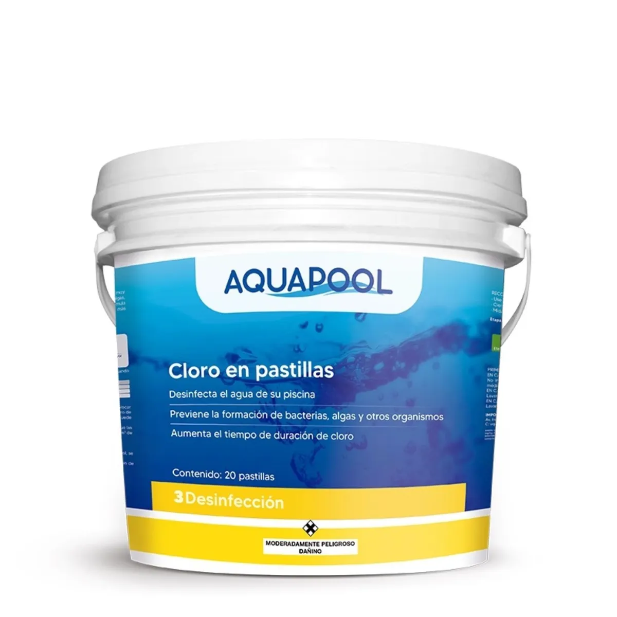 AQUAPOOL - Cloro en Pastillas 4 kg