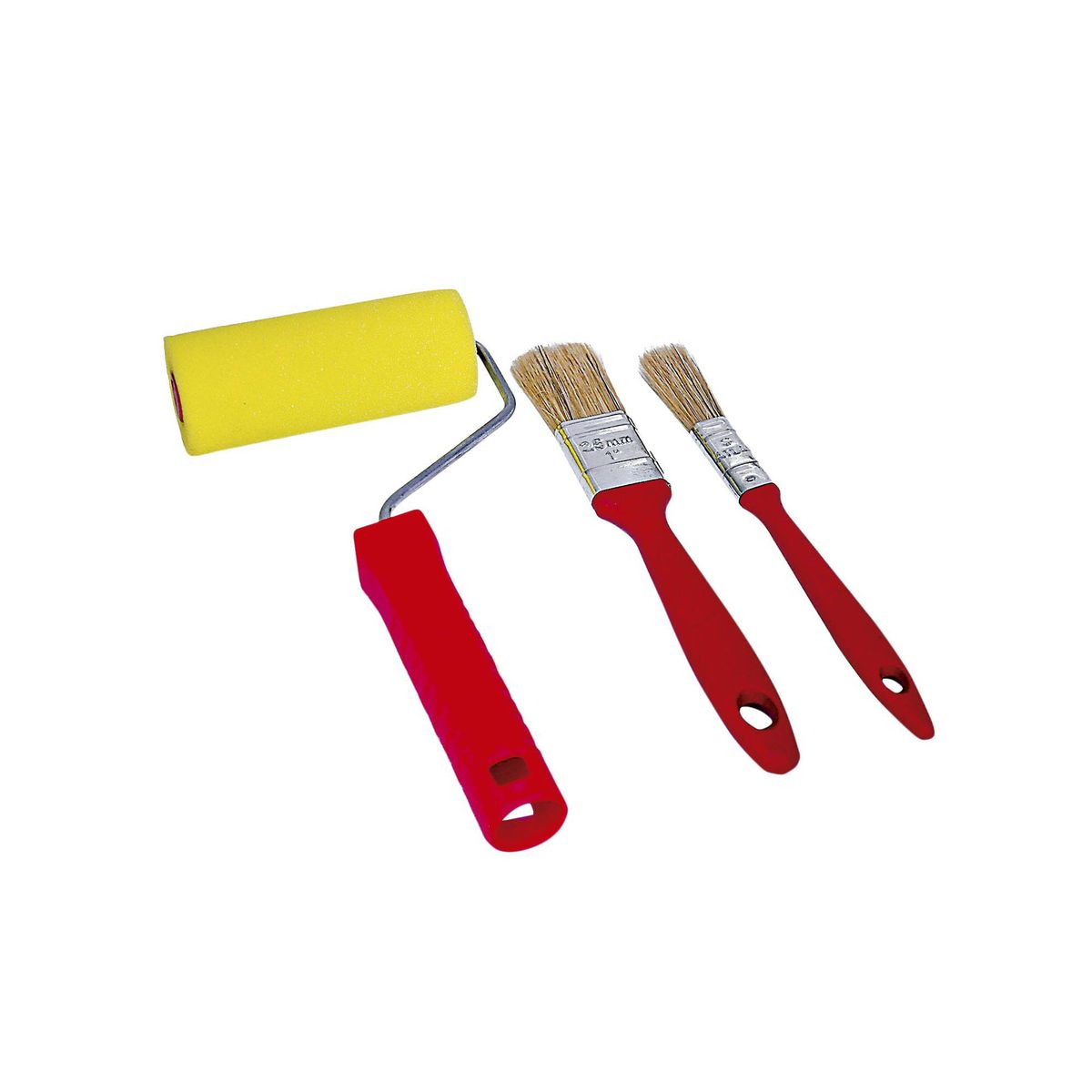 ATLAS - Kit de 2 rodillos de espuma y 2 brochas