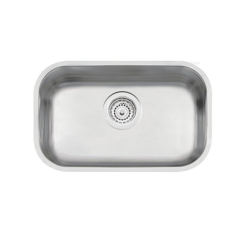 TRAMONTINA - Lavadero de Cocina Acero Inoxidable Tramontina 1 Poza Rectangular 47x30cm