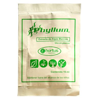 Fertilizante Phyllum para Plantas 15 ml Extracto de algas marinas 8 cm12.5 cm1 mm