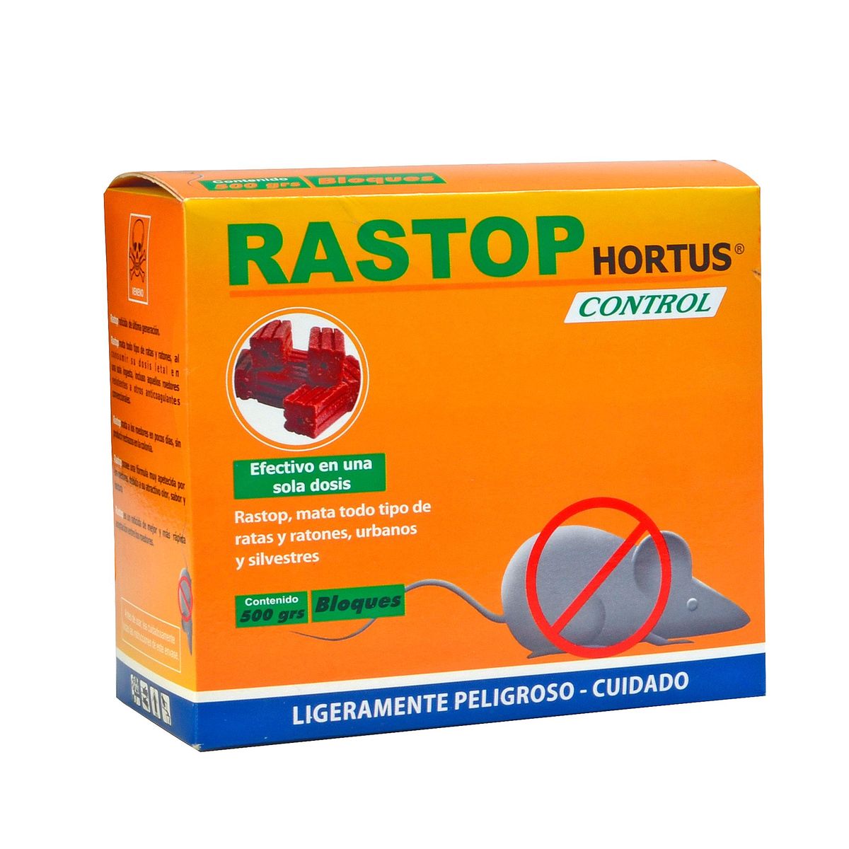 HORTUS - Rastop Bloques Control Roedores 500gr