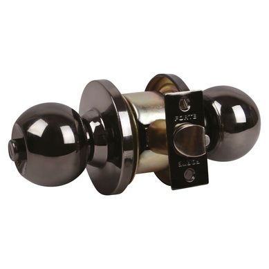 Cerradura de Pomo Dormitorio Bronce Quemado Forte