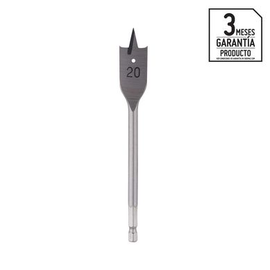 Broca Paleta para Madera 20 mm Bauker