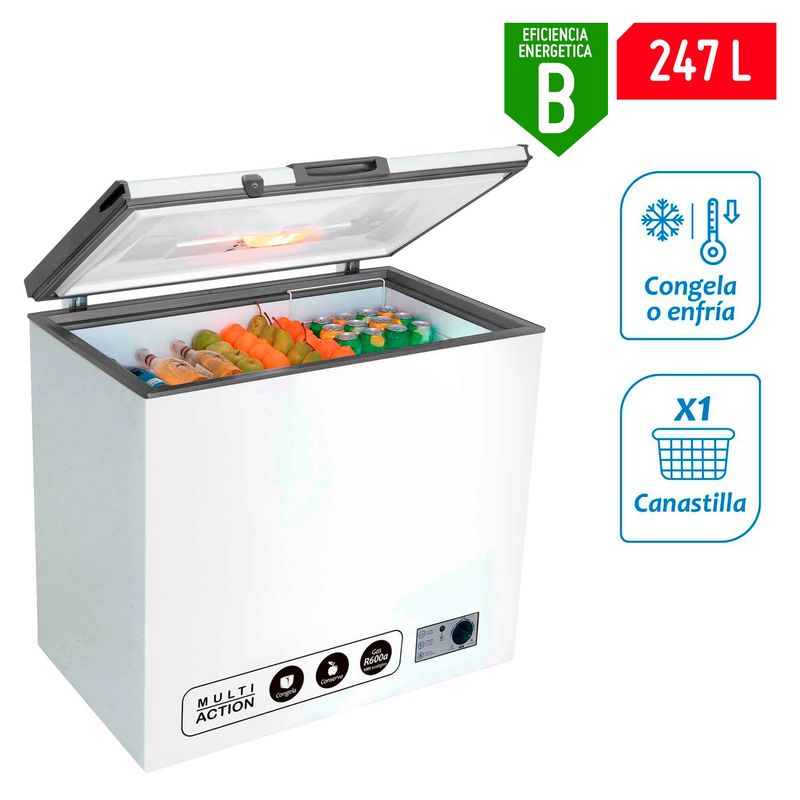 COLDEX - Congeladora Coldex 271 Lt CH10 Blanco