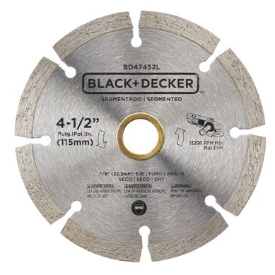 Disco Diamantado Segmentado 4 1/2
