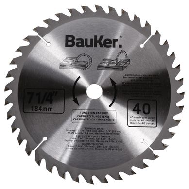 Disco para Madera 7 1/4