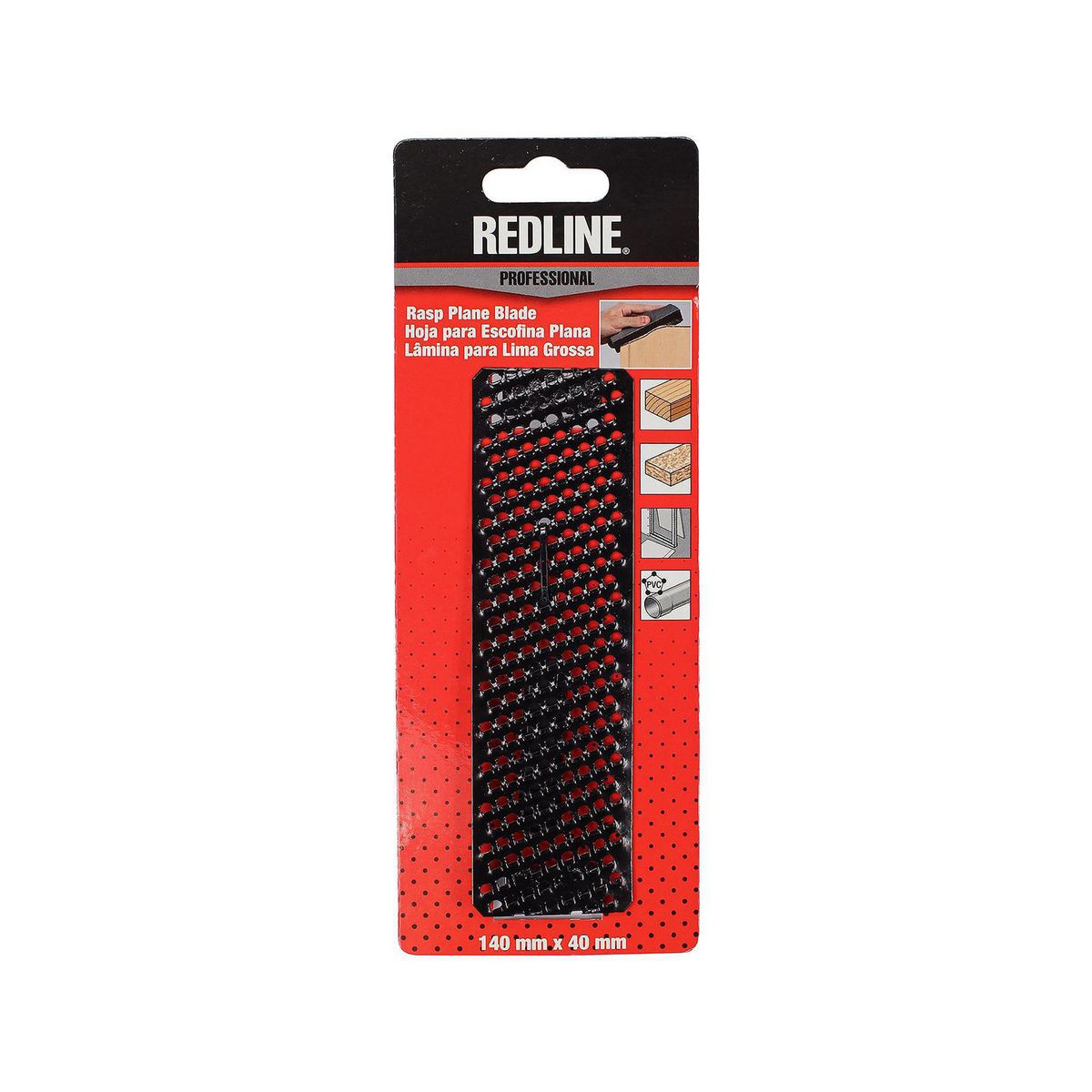 REDLINE - Hoja para Escofina Plana 140x40mm