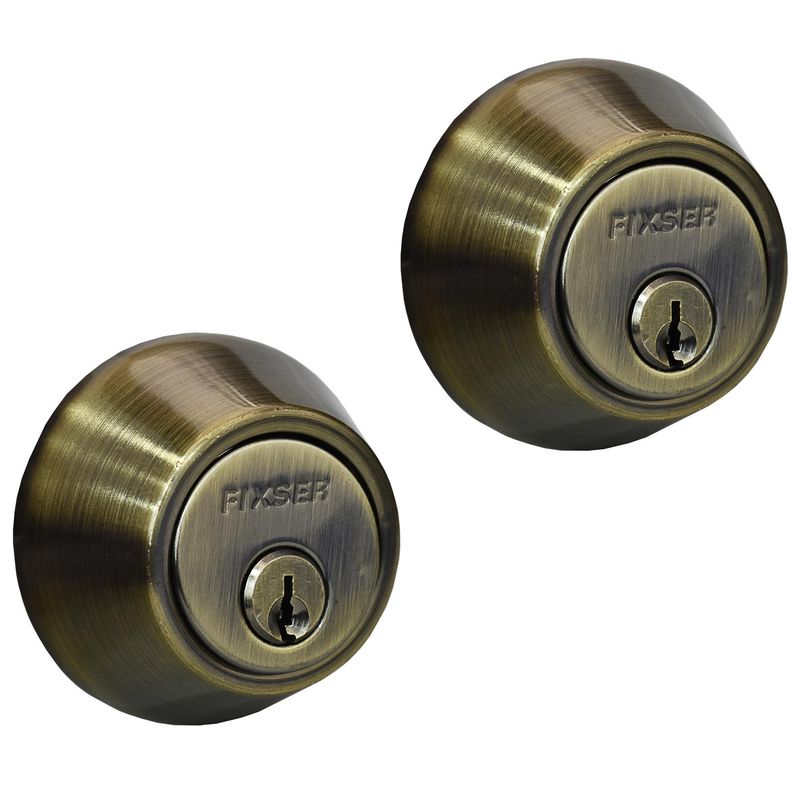 STEELOCK - Cerrojo Doble Bronce Fixser