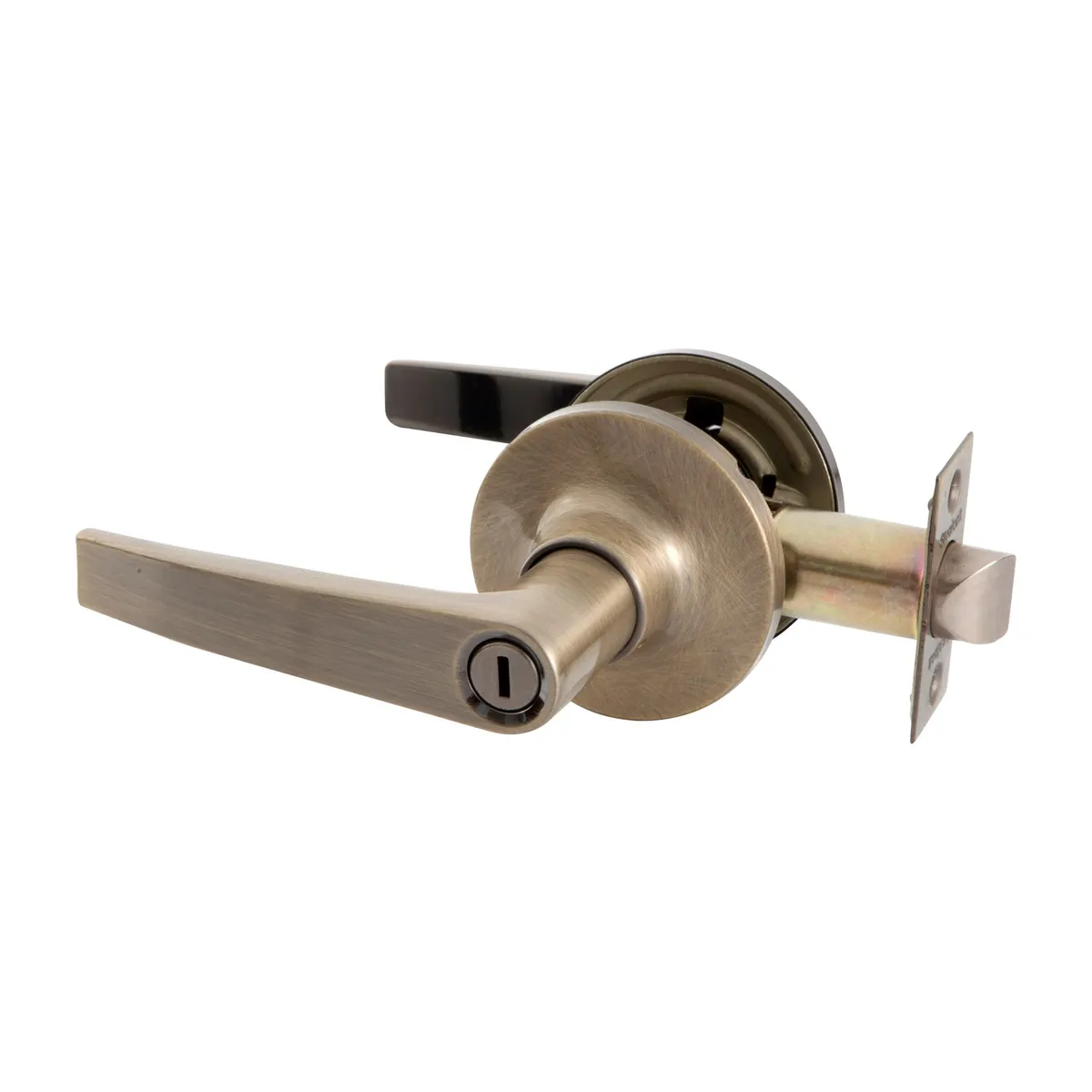 FIXSER - Cerradura de Manija Baño Bronce