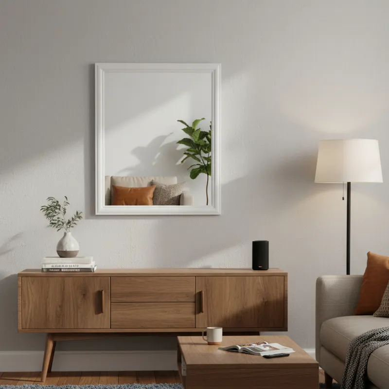 JUST HOME COLLECTION - Espejo Decorativo Rectangular Chicago 40x50cm