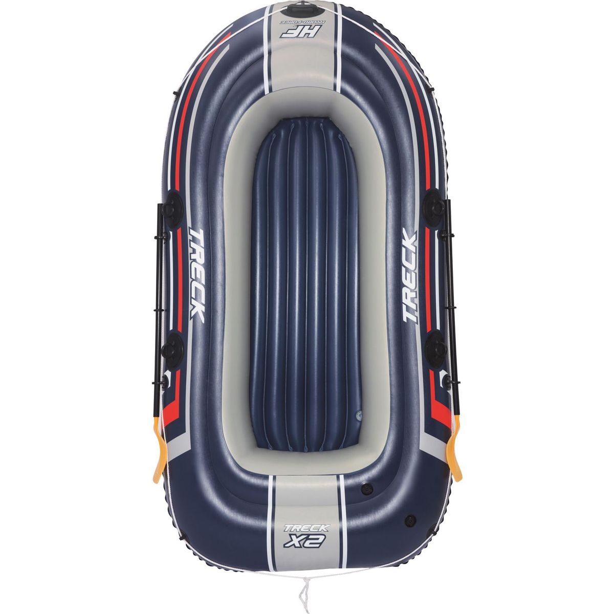 BESTWAY - Set Bote Raft Bestway 255x127cm con 2 Remos