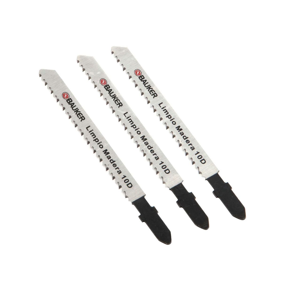 BAUKER - Set de Hojas para Calar 10 Dientes 3 Unidades Bauker