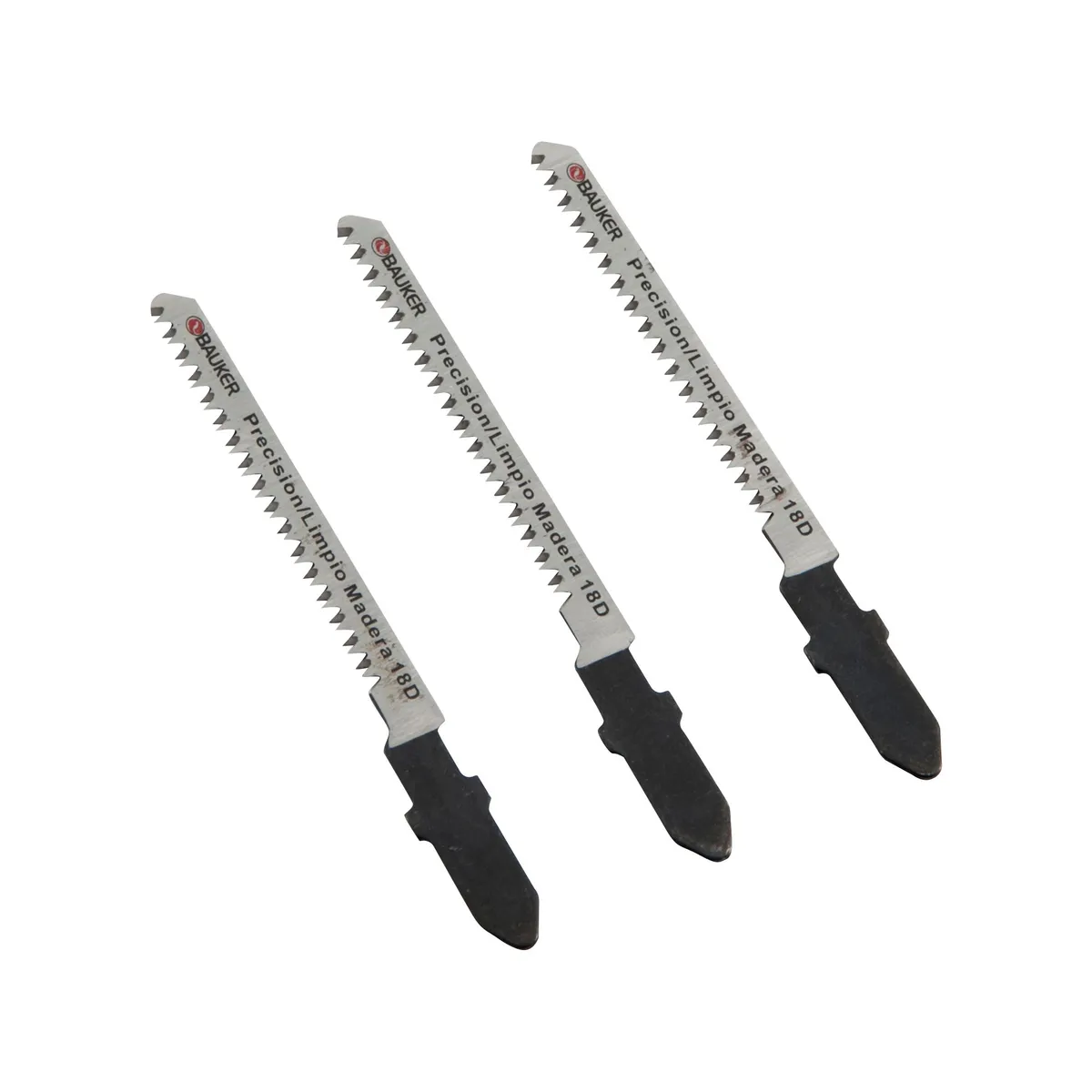BAUKER - Hoja de sierra - Set 3 hojas para calar T