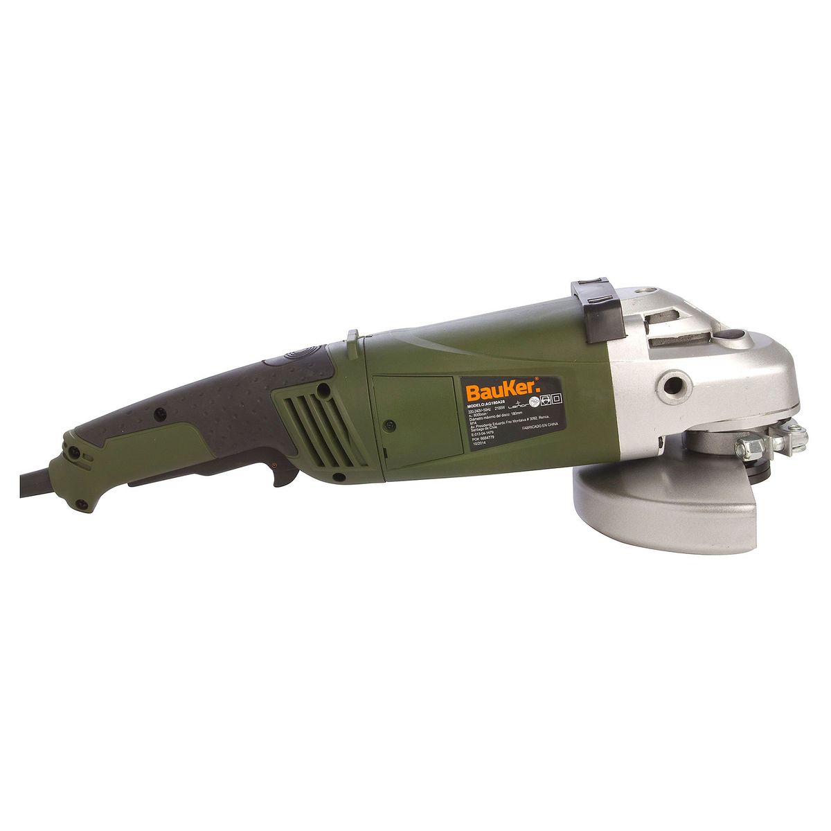 BAUKER - Esmeril Angular Eléctrico Bauker 7" 2000W