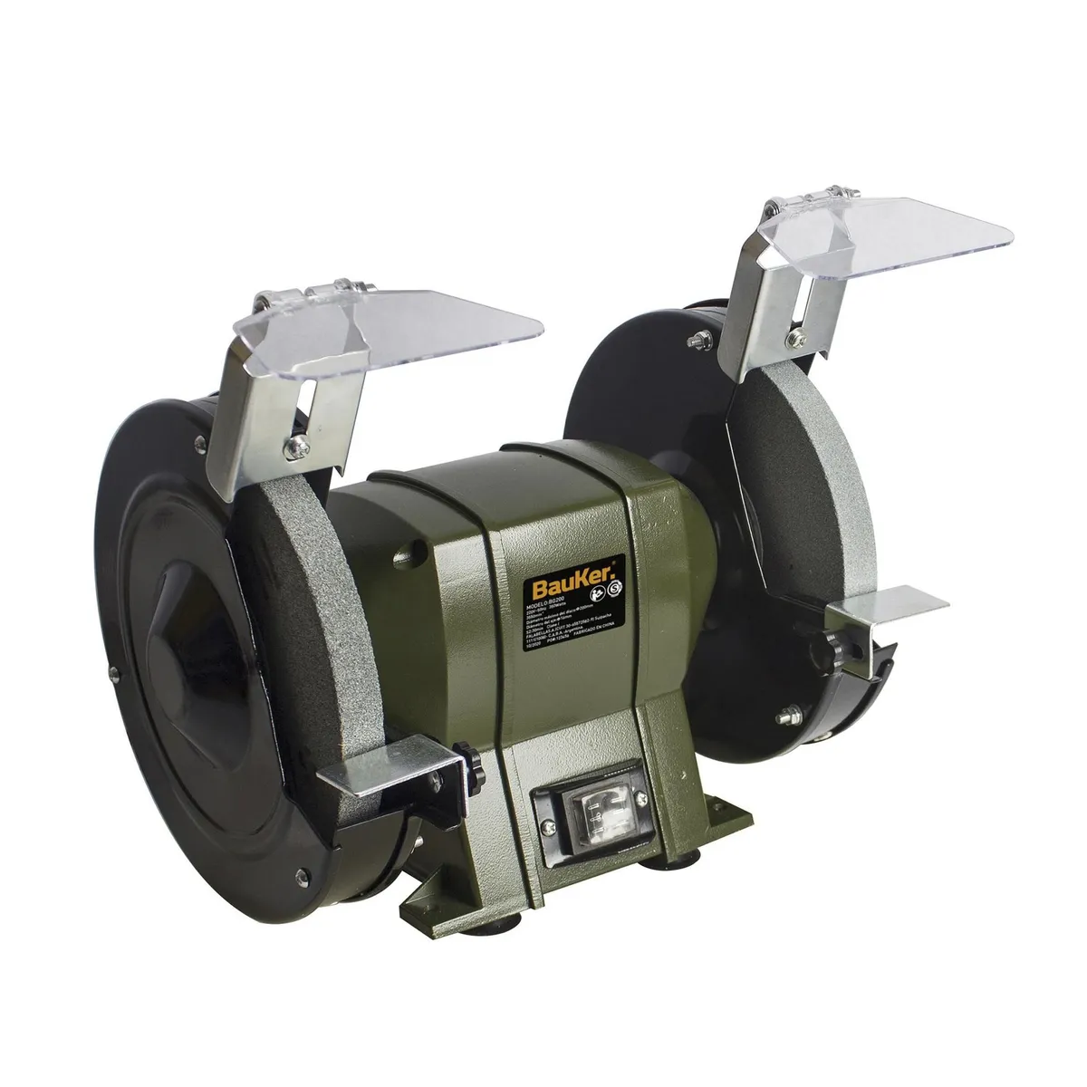 BAUKER - Esmeril de Banco Eléctrico Bauker 8" 350W