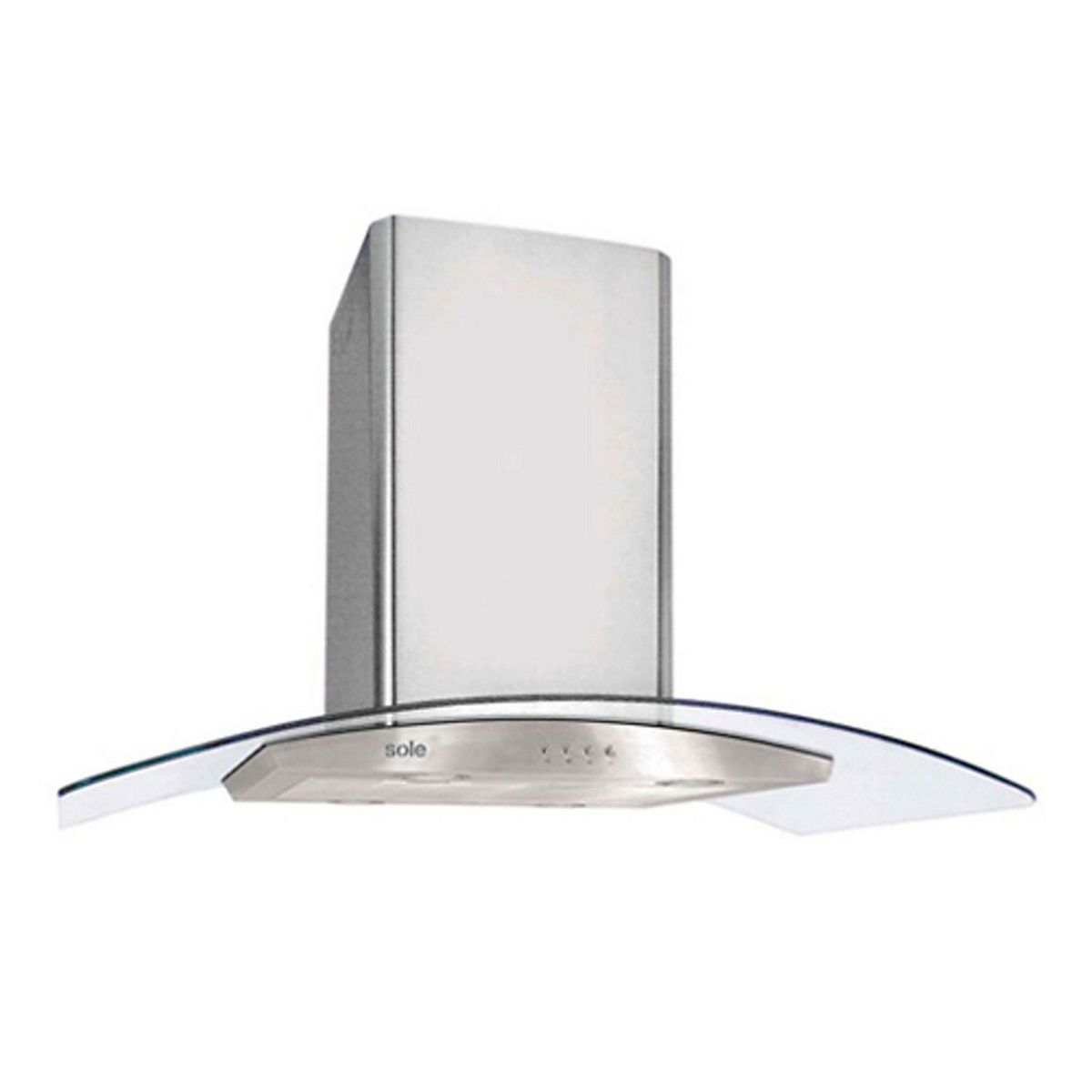 SOLE - Campana Decorativa 90cm Sole Venus Isla TURE66COV2 Negro