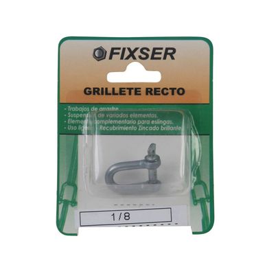 Grillete Recto 1/8 (3.0) 1 unid.