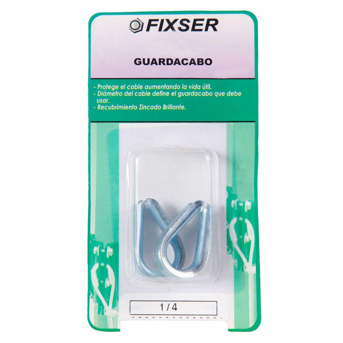 FIXSER - Guardacabo Protege Cable 1/4 (6.0) 2 unid.