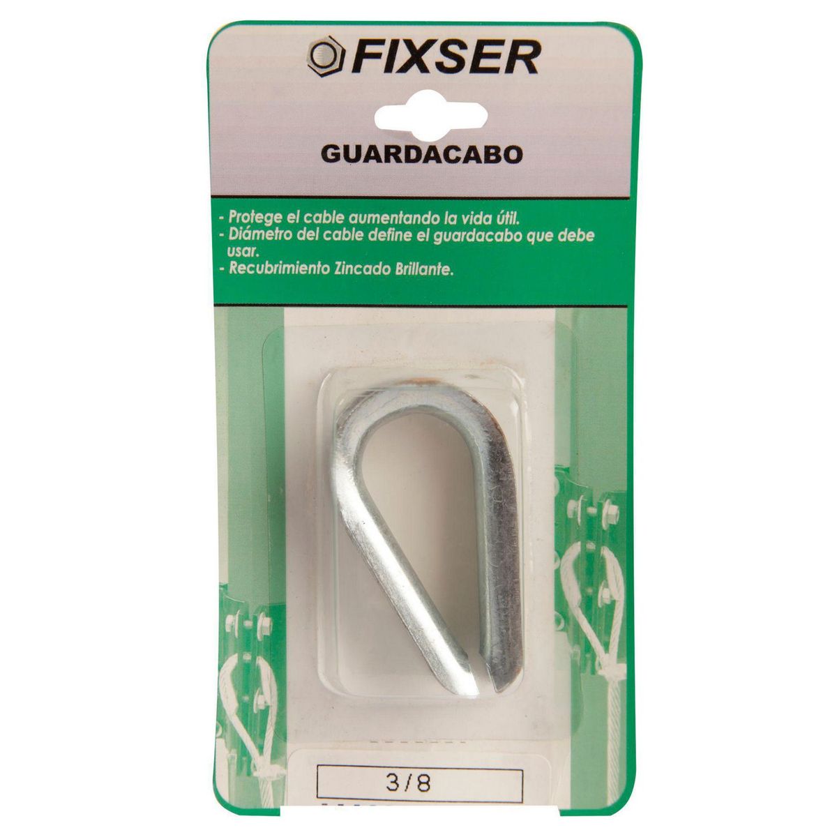 FIXSER - Guardacabo Protege Cable 3/8 (10.0) 1 unid.
