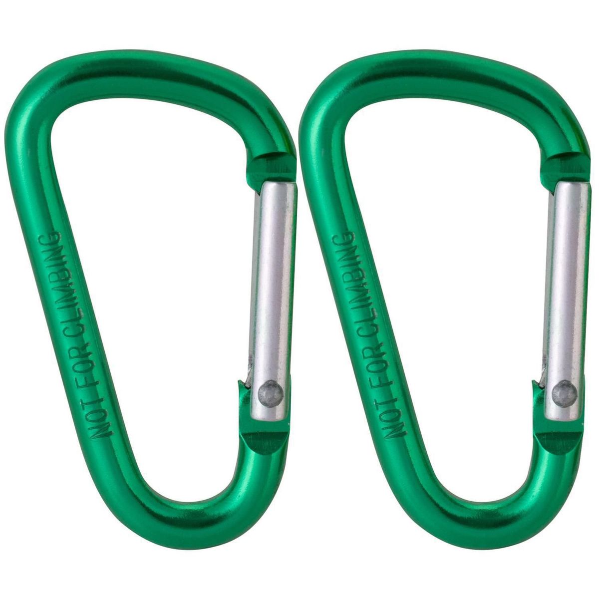 FIXSER - Mosquetón Aluminio 5.0x50 Verde 2 unid.