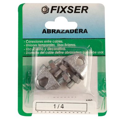 Abrazadera Protege Cable 1/4 2 unid.