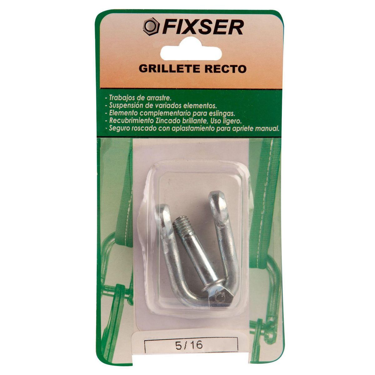 FIXSER - Grillete de Acero 5/16"