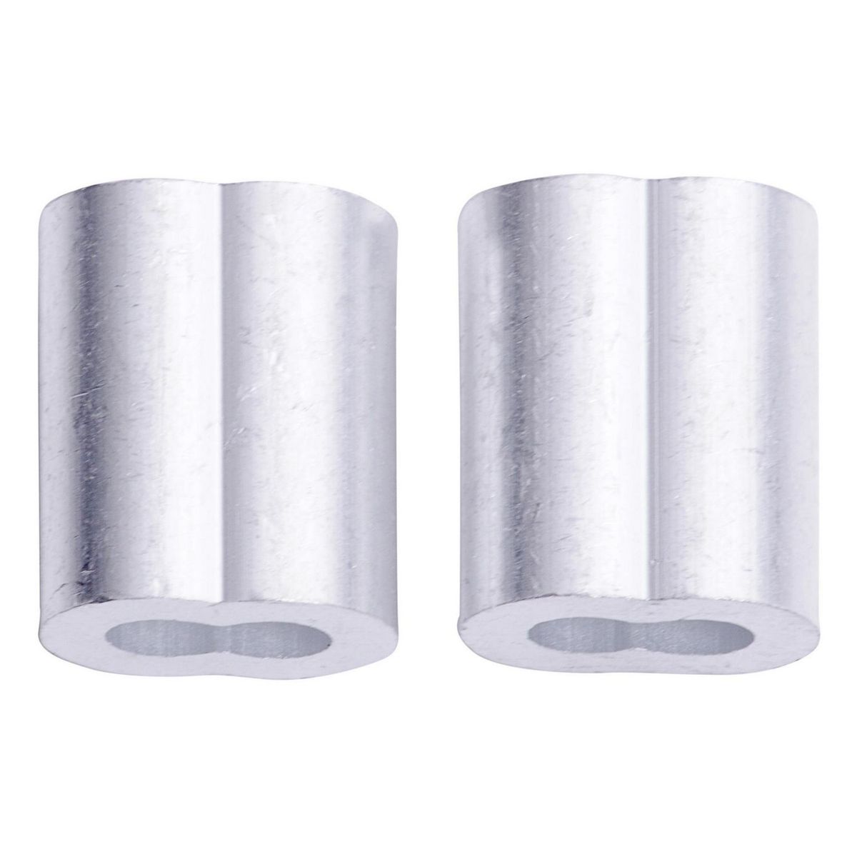 FIXSER - Abrazadera Tubular Aluminio 1/8 2 unid.