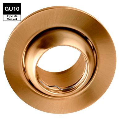 Spot Empotrable Ojo de Buey 11cm Bronce incluye Socket GU10