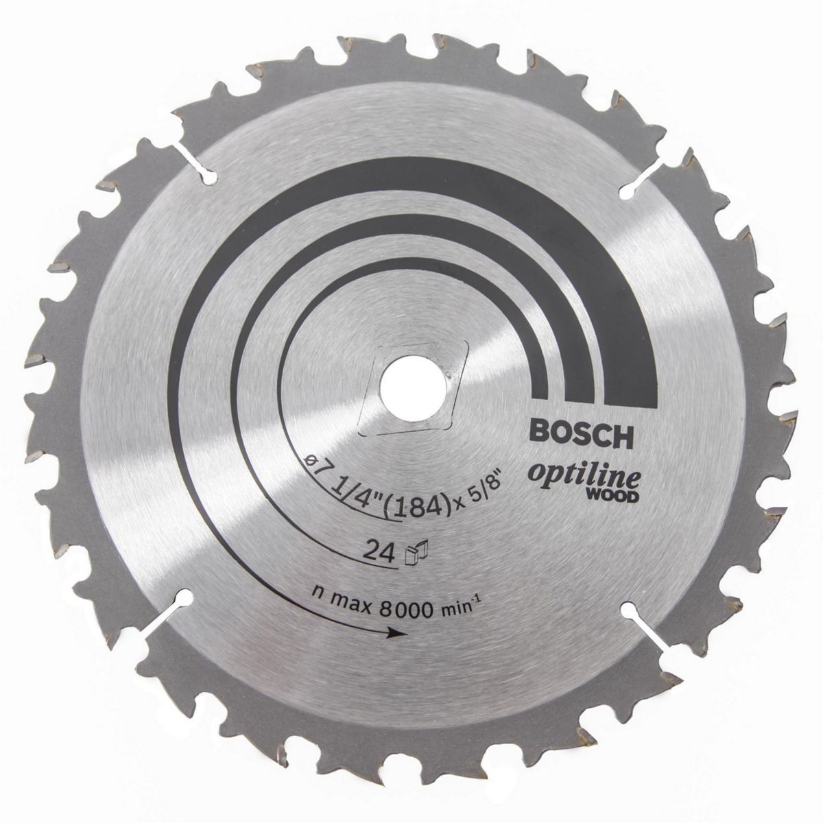 BOSCH - Disco Sierra para madera 7 1/4" 24 Dientes Bosch