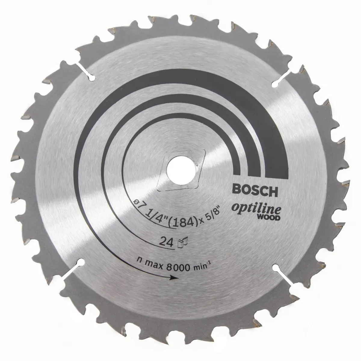 BOSCH - Disco Sierra para madera 7 1/4" 24 Dientes Bosch