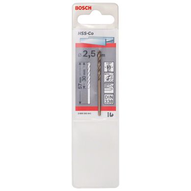 Broca de Cobalto para Metal 2.5x57 mm Bosch