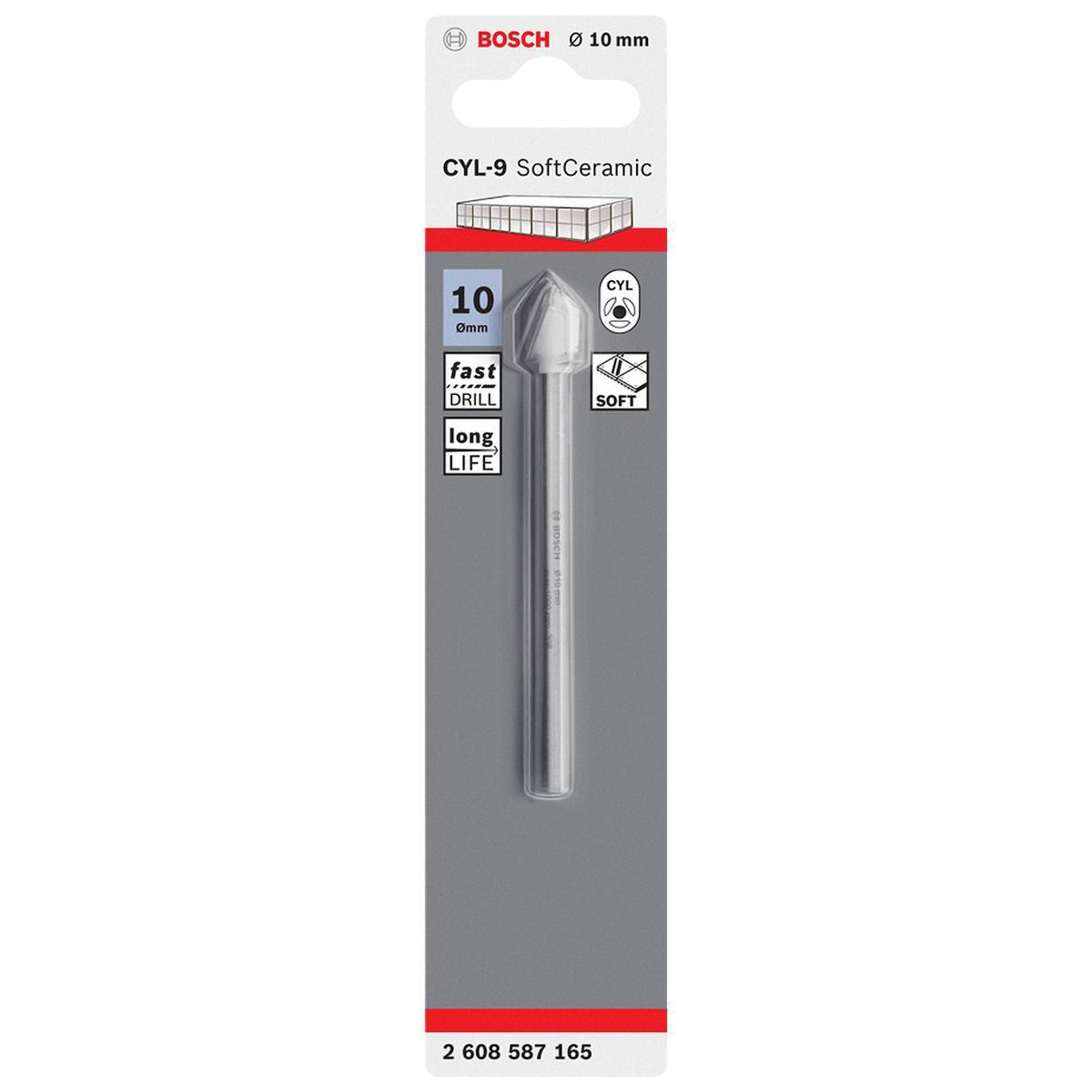 Broca para Cerámica 10 mm Bosch, marca BOSCH - Foto Principal