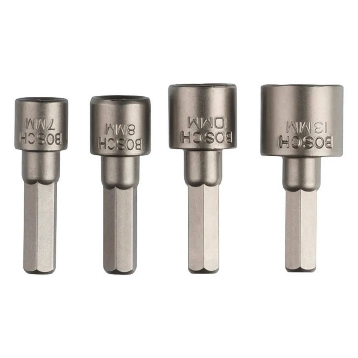BOSCH - Set de Dados Hexagonales 7-13 mm 4 Piezas Bosch
