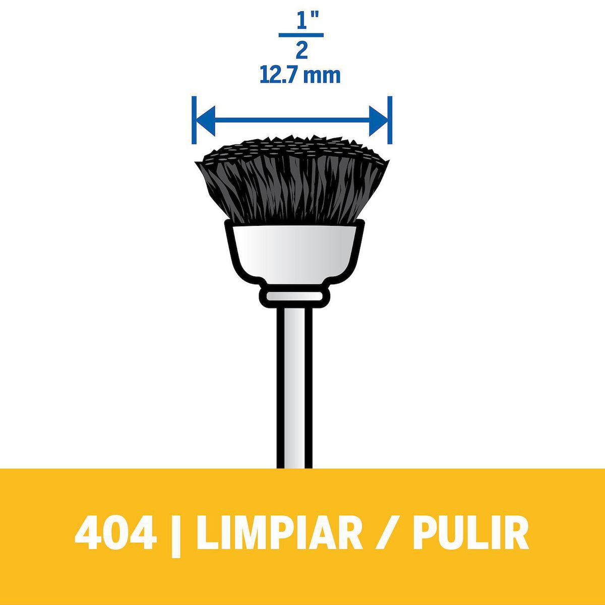 DREMEL - Grata Copa Sintética 1/2" 12.7 mm Dremel