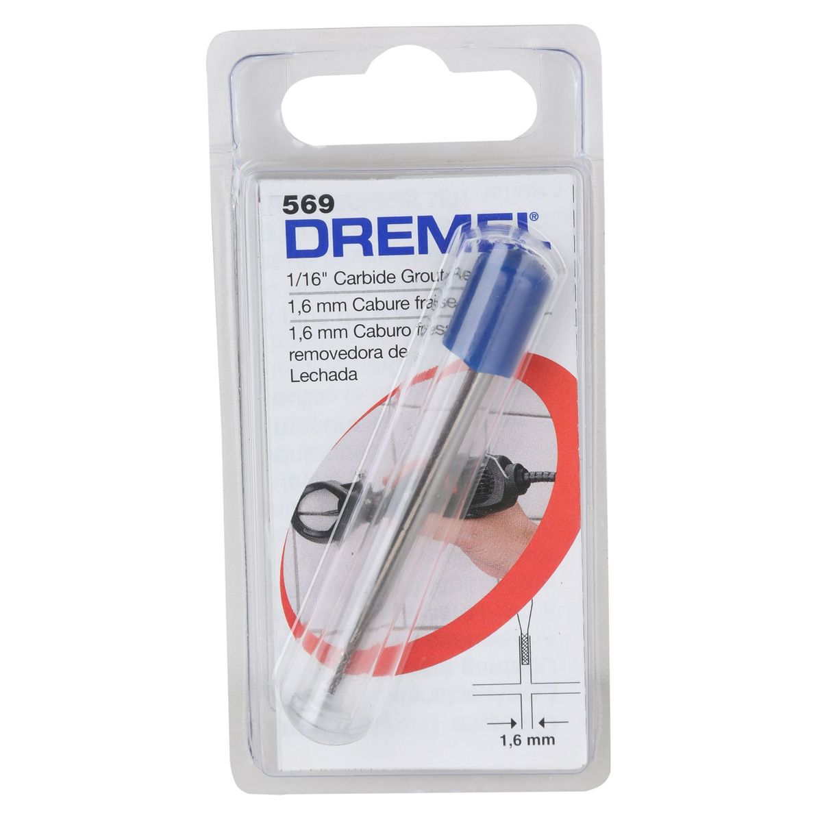 DREMEL - Fresa Corte Yeso 1/6" Dremel