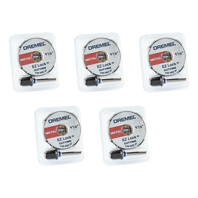 Set de Disco de Corte Ez-Lock 5 Unidades Dremel