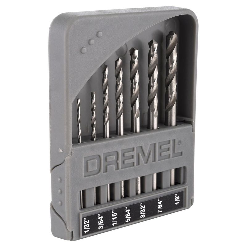 DREMEL - Set de Brocas 1/32"- 1/8" 7 Piezas Dremel