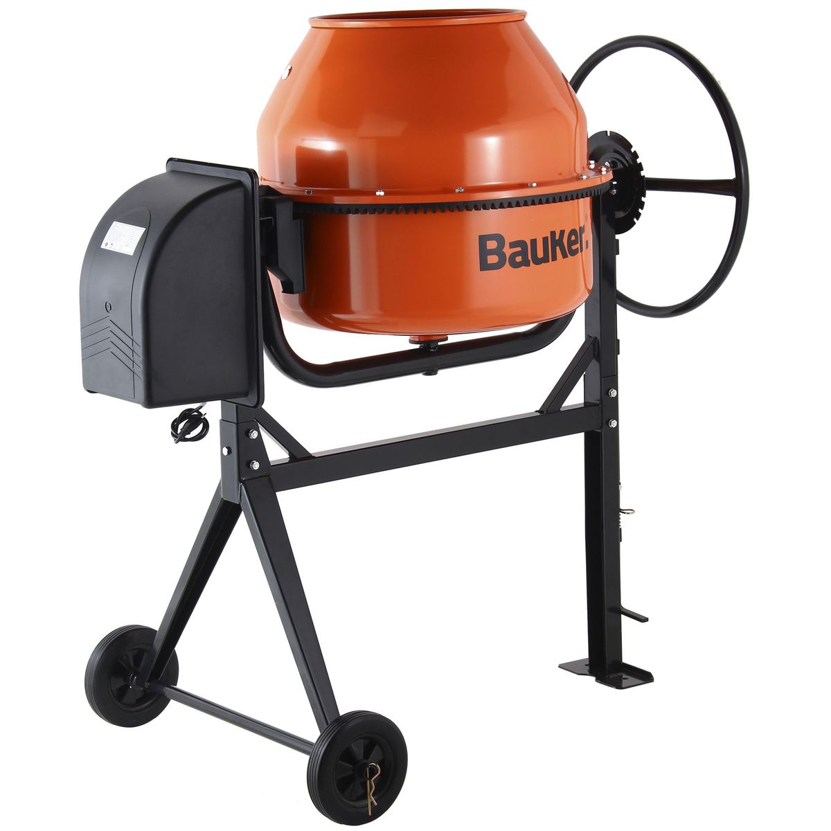 BAUKER - Trompo Mezclador Eléctrico 0.8HP 130 Ltt Bauker