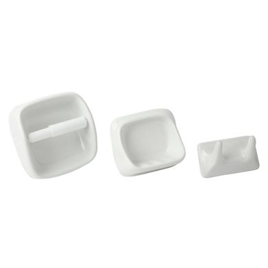 Accesorios Cermicos para Bao Blancos