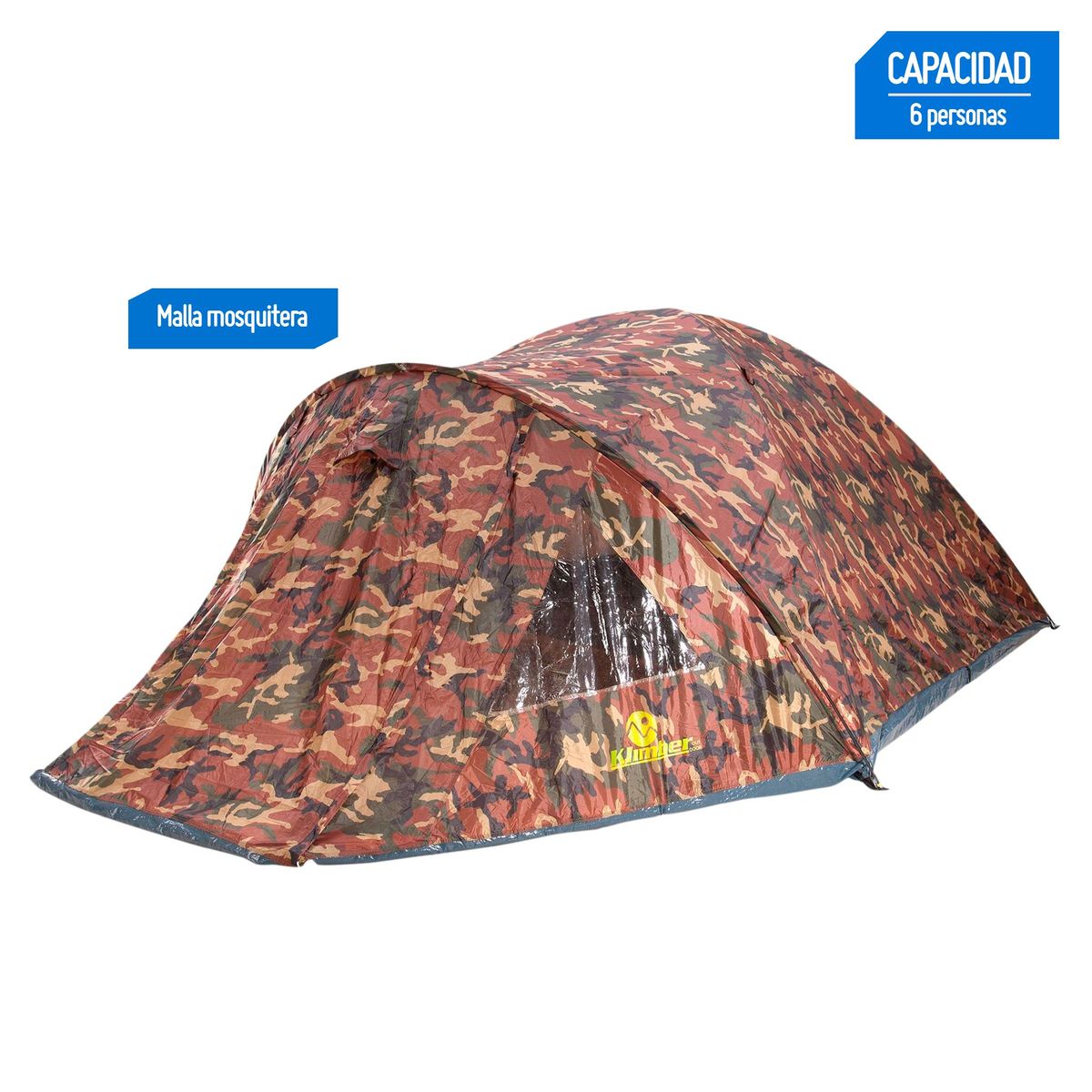 KLIMBER - Carpa Iglú Domepack 6 Personas Klimber Camuflada