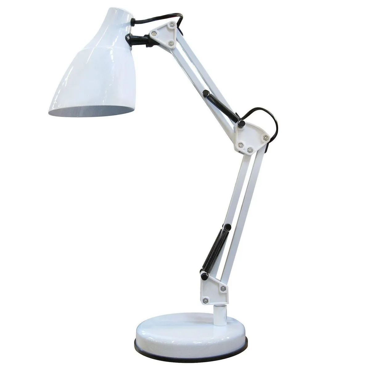 CASA BONITA - Lámpara de Escritorio Artic E27 Blanca HD2918 White 40 W 15.5x48 cm